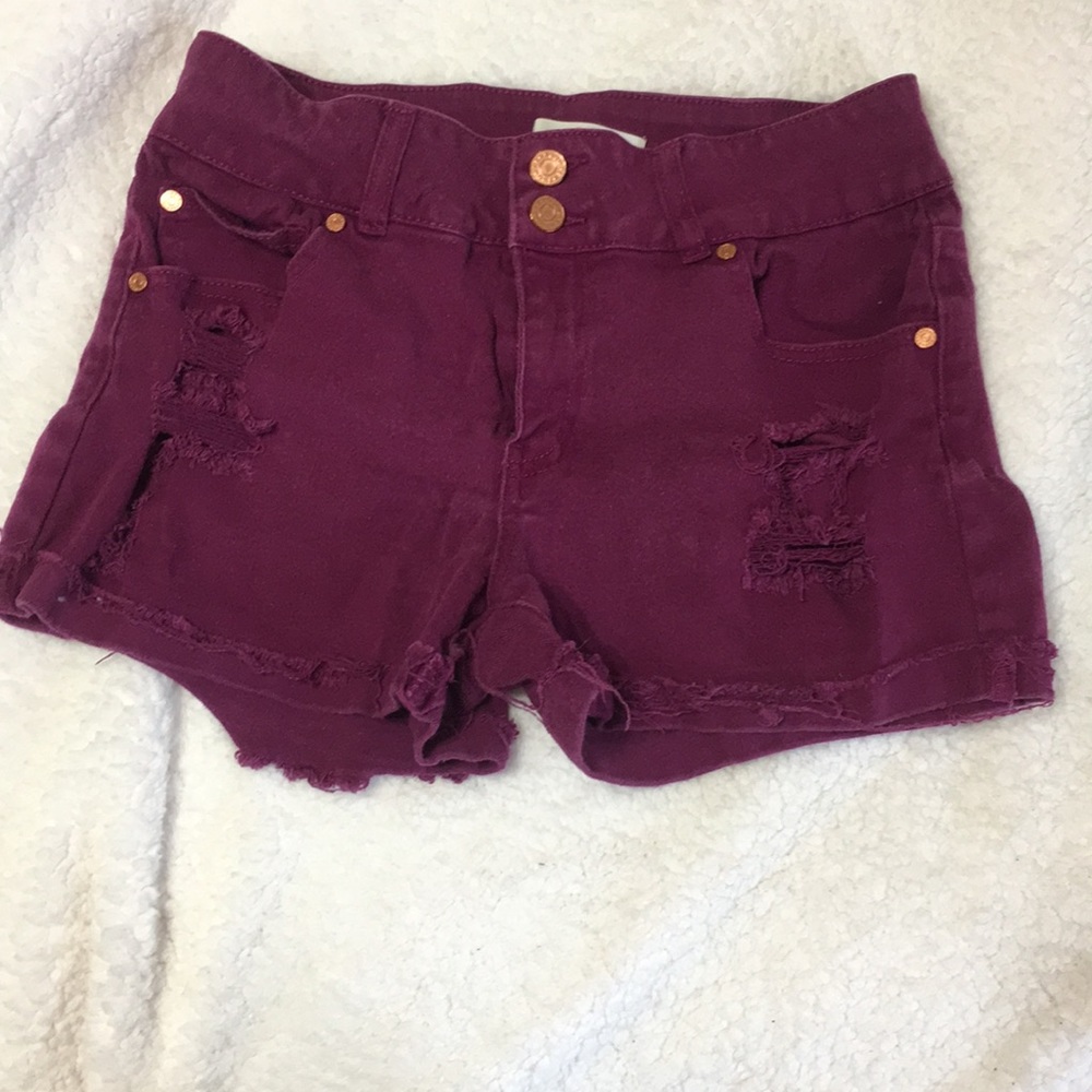 High waisted shorts